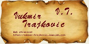 Vukmir Trajković vizit kartica